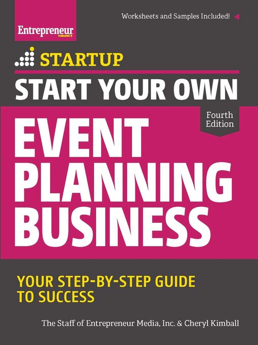Cover image for Start Your Own Event Planning Business
